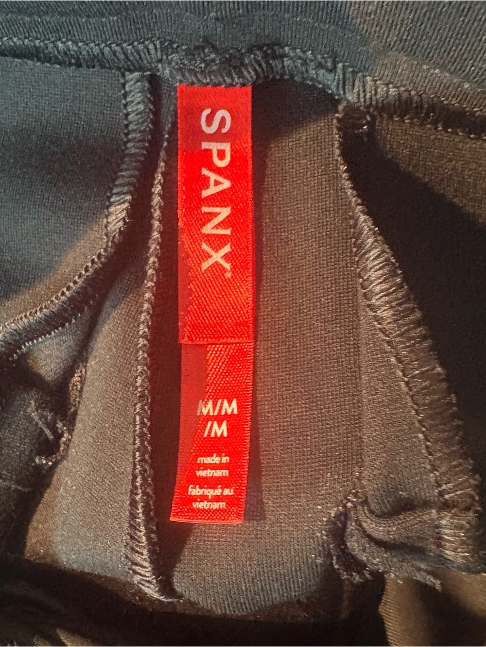SPANX Black Straight-Leg Cropped Trousers M - Picture 8 of 10